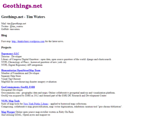 Tablet Screenshot of geothings.net